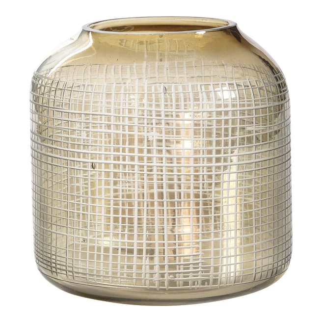 Gallery Living Bessan Mesh Cut Candle Holder Small, 9.5x9.5x11.5cm