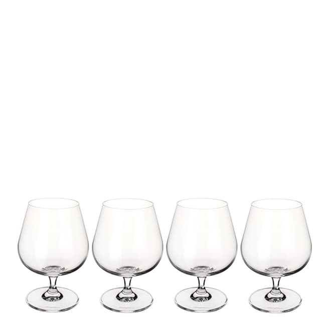 Villeroy & Boch Entrée Set of 4 Brandy Glasses