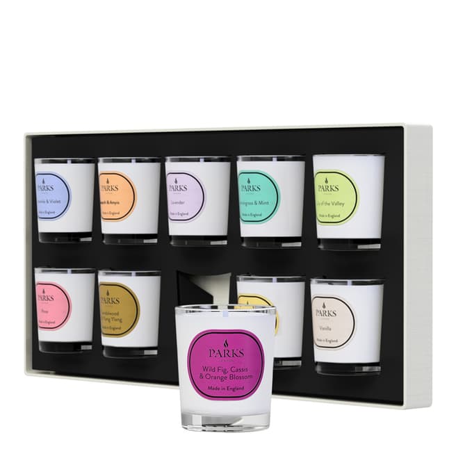 Parks London Aromatherapy Set of 10 Mini Fragrances Gift Set