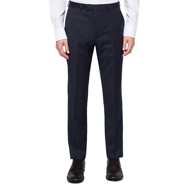 Ted Baker Navy Timzon Suit Trousers