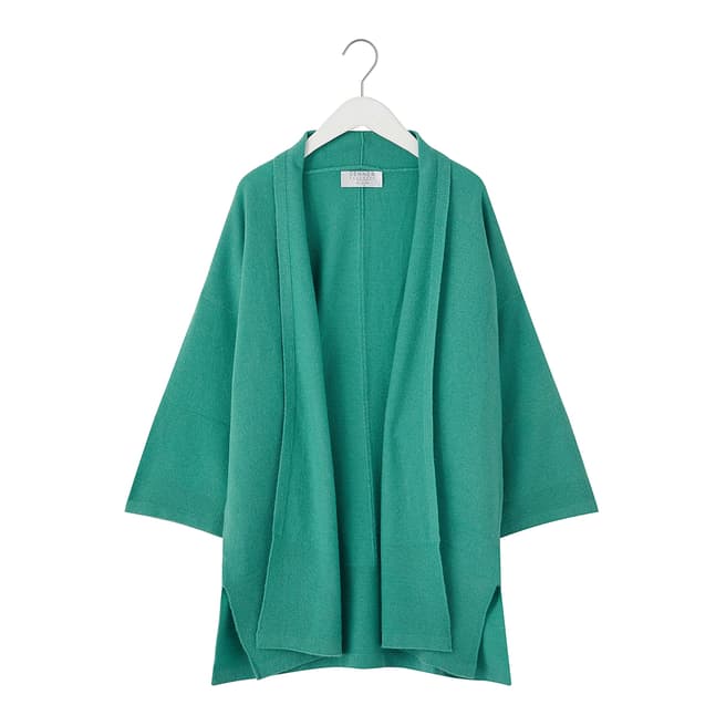Denner Cashmere Moroccan Mint Cashmere Open Cardigan