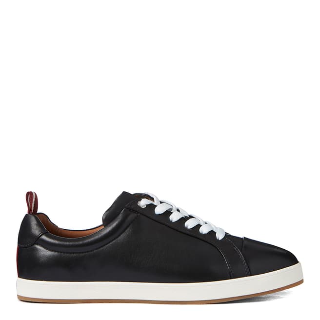 BALLY Black Leather Janette Sneakers