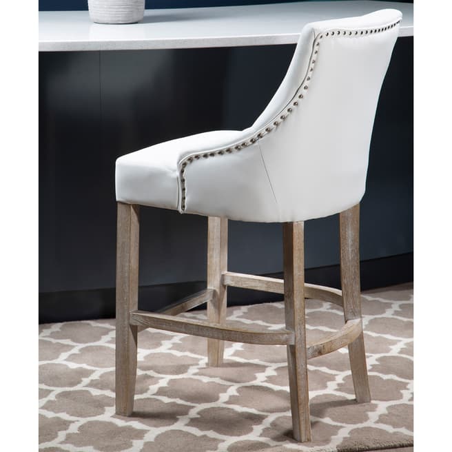 Fifty Five South Kensington Townhouse Ivory Bar Chair