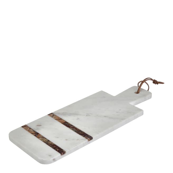 Premier Housewares Paddle Board, Forest Marble, White / Brown