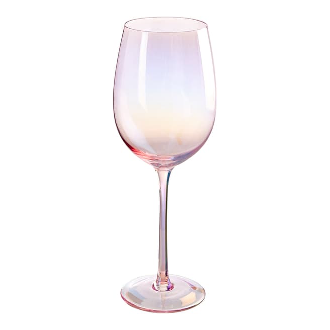 Premier Housewares Frosted Deco Set of 4 Wine Glasses