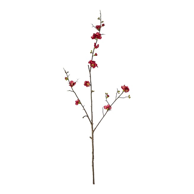 Gallery Living Set of 3 Cherry Blossom Stems, Red