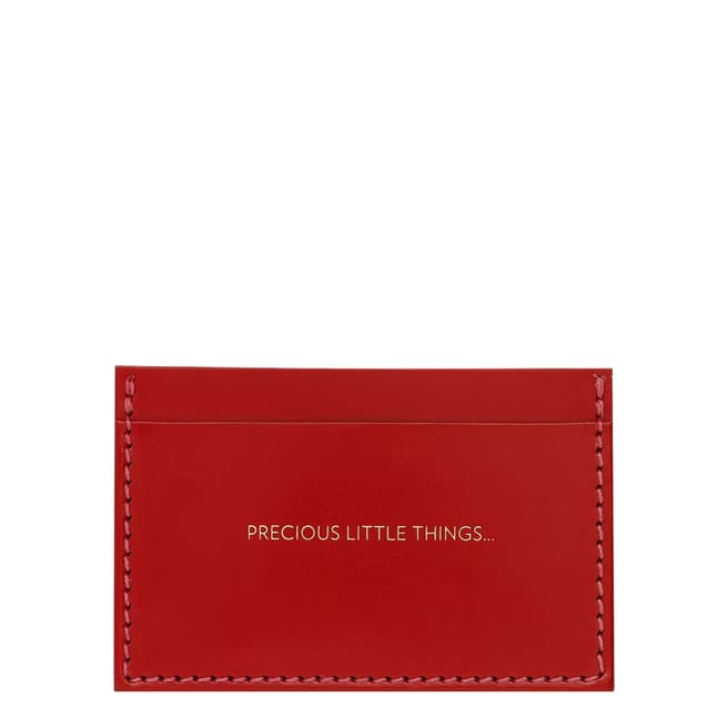 Amanda Wakeley Dark Red Precious Cardholder