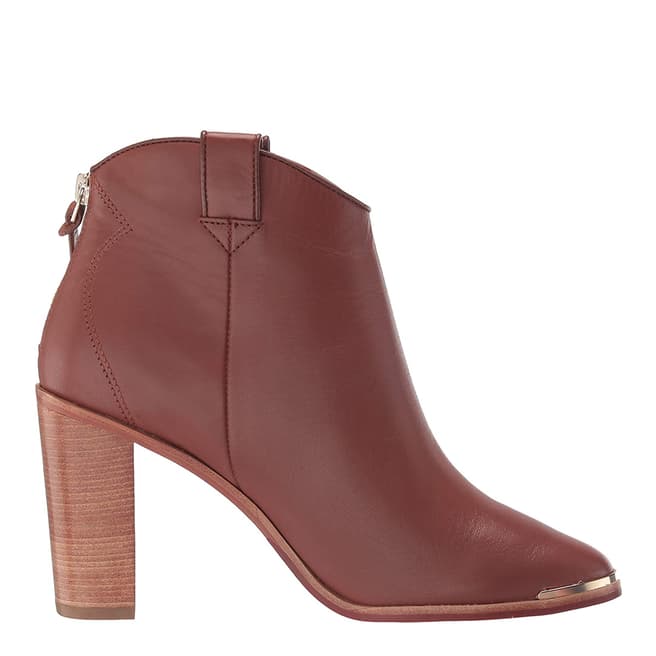 Ted Baker Tan Kasidy Leather Ankle Boot