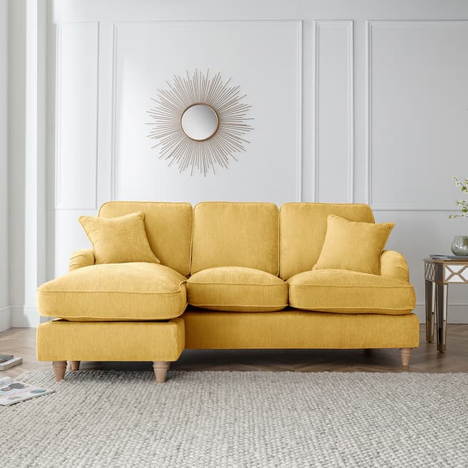 The Great Sofa Company The Swift Left Hand Chaise Sofa, Manhattan Gold