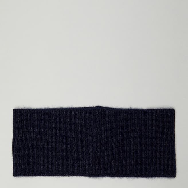 N°· Eleven Navy Cashmere Ribbed Headband