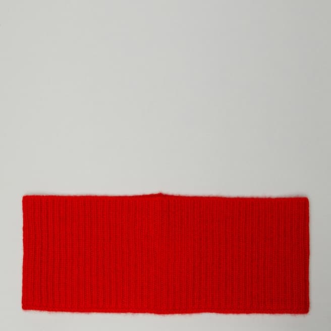N°· Eleven Red Cashmere Ribbed Headband