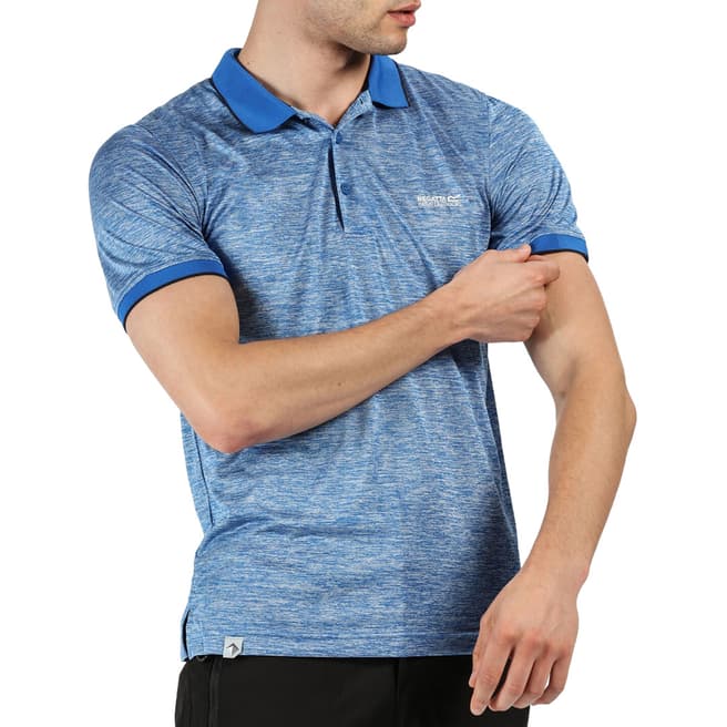Regatta Blue Logo Polo Shirt