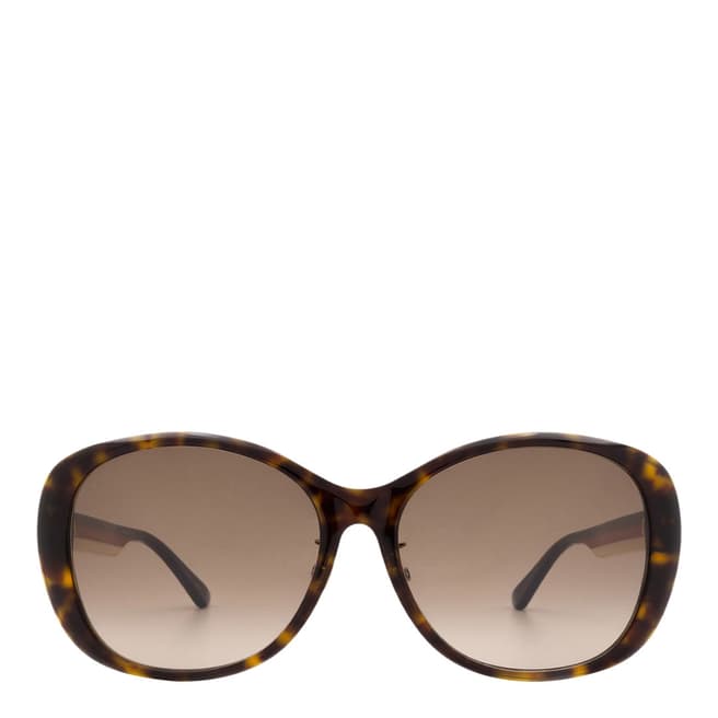 Gucci Women's Brown Havana Sunglasses 59mm