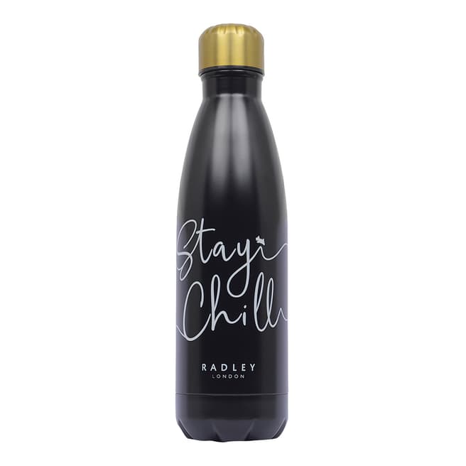 Radley Black Gold Drink Up Water Bottle