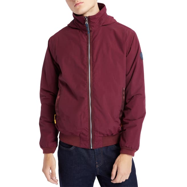 Timberland Red Padded Hooded Jacket 