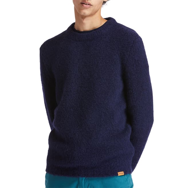 Timberland Navy Knitted Wool Jumper