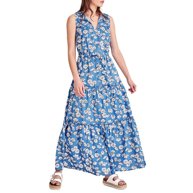hush Blue Floral Bedelia Maxi Dress