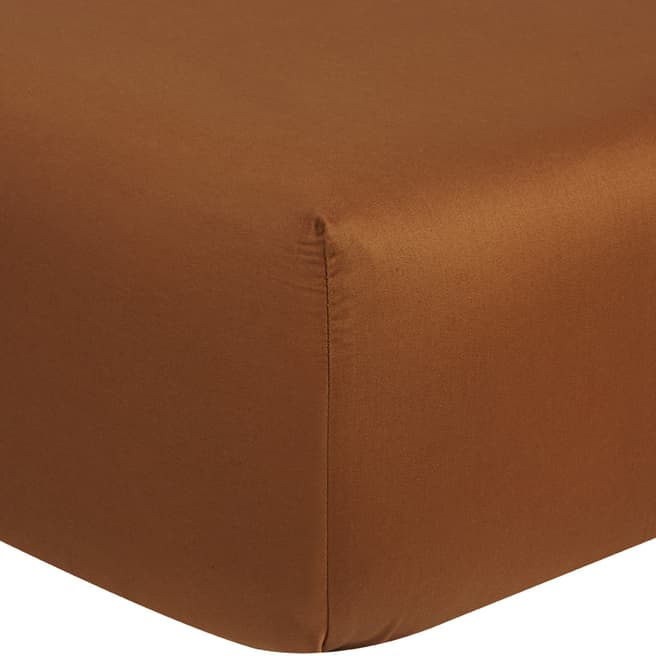 BOSS Ray Double Fitted Sheet, Ambre