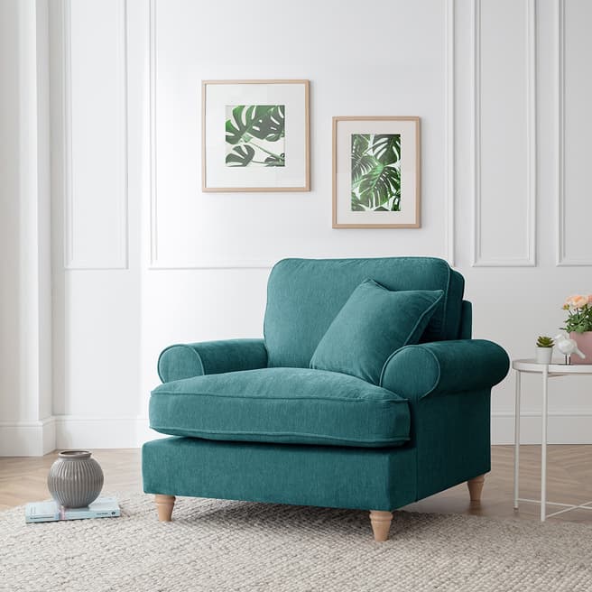 The Great Sofa Company The Bromfield Armchair, Manhattan Emerald