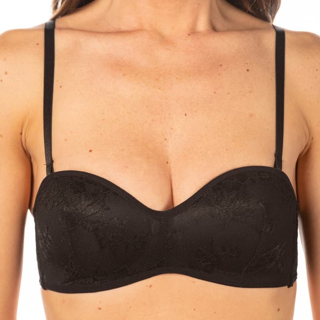 Just for Victoria Black Bambou Padded Bra