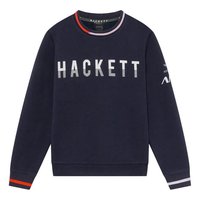 Hackett London Navy AMR Sweatshirt