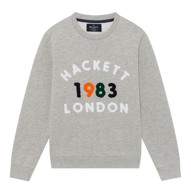 Hackett London Grey Marl 1983 Sweatshirt