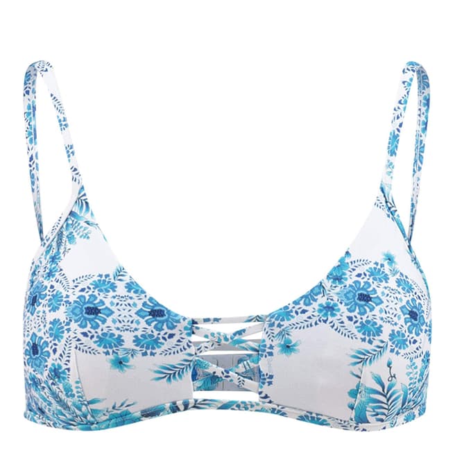 Seafolly Electric Blue Sunflower Bralette