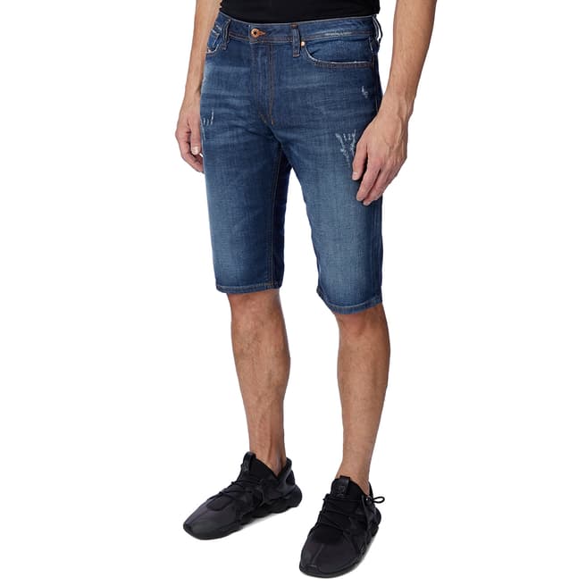 Diesel Blue Shishort Denim Shorts