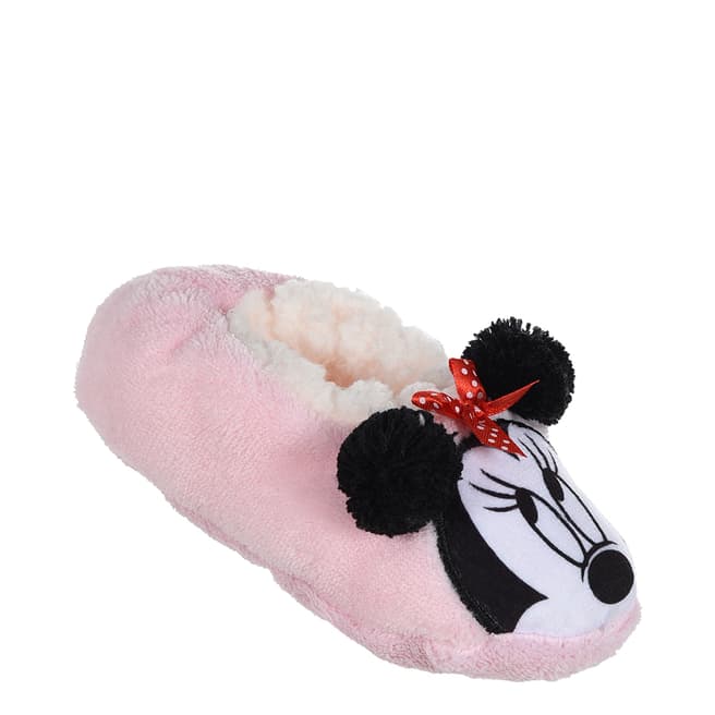 Disney Pink Minnie Mouse Slippers