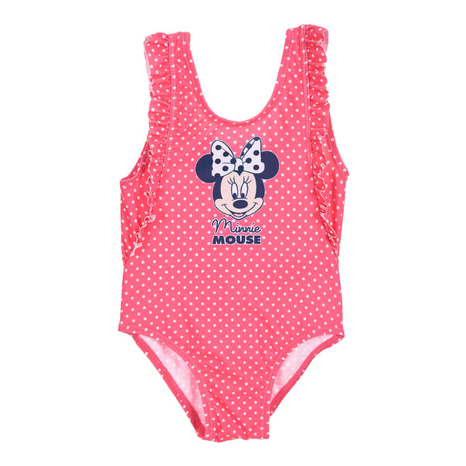 Disney Pink Polka Dot Minnie Mouse Swimsuit