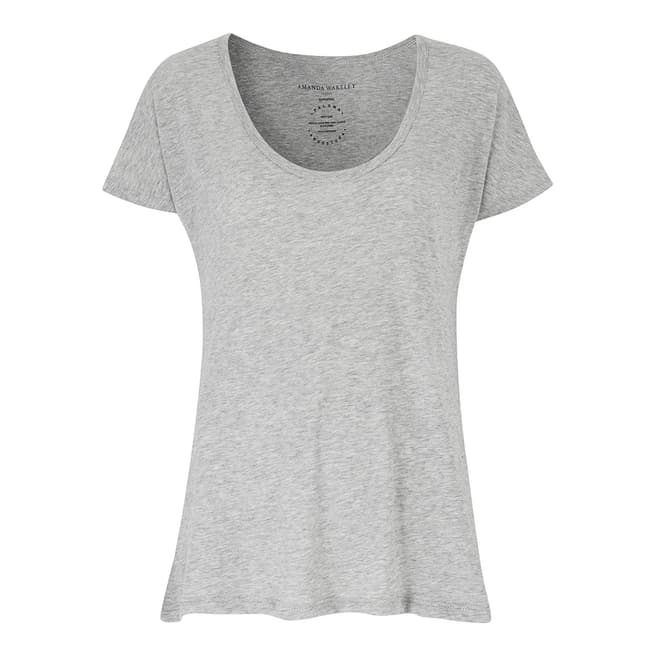 Amanda Wakeley Light Grey Fade T-Shirt