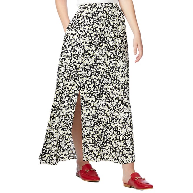 BOSS Black Floral Print Bellami Maxi Skirt