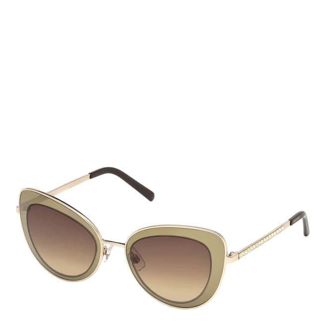SWAROVSKI Women's Gold Sunglasses 51mm 