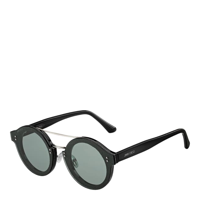 Jimmy Choo Women's Black/Dark Grey Jimmy Choo Sunglasses 64mm