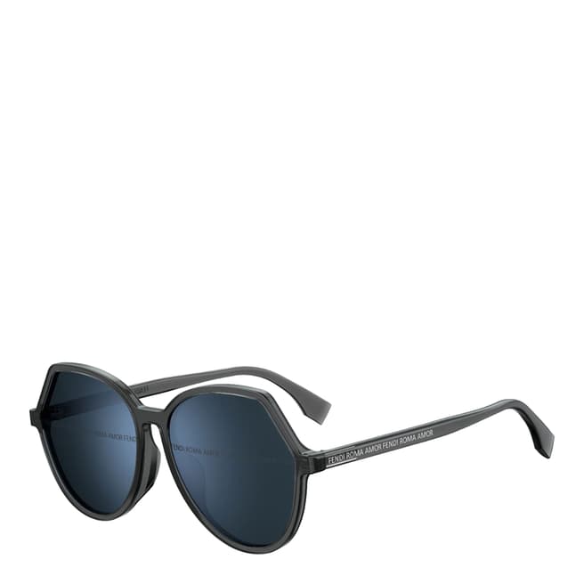 Fendi Women's Grey Fendi Sunglasses 59mm