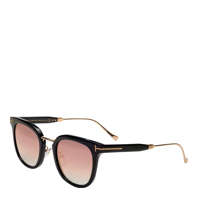 Tom Ford Women's Black/Gold Tom Ford Sunglasses 53mm