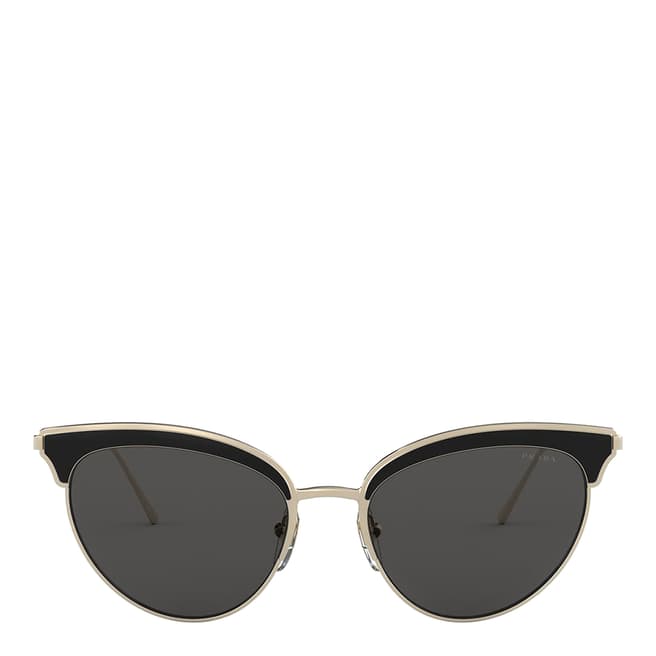 Prada Women's Gold Sunglasses 54mm 