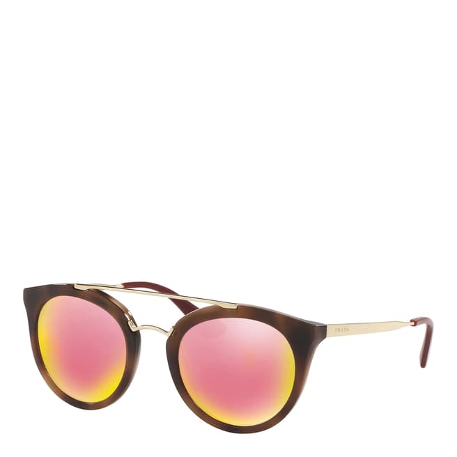 Prada Women's Tortoiseshell Sunglasses 52mm