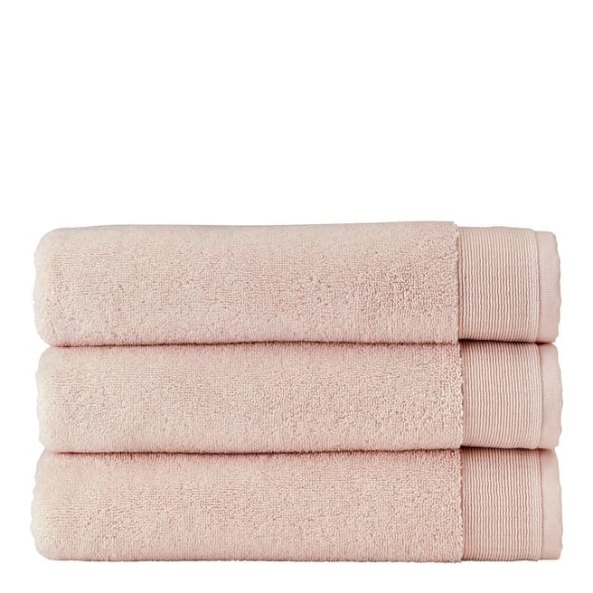 Christy for N°· Eleven Ultimate Turkish Cotton Hand Towel Pair, Petal