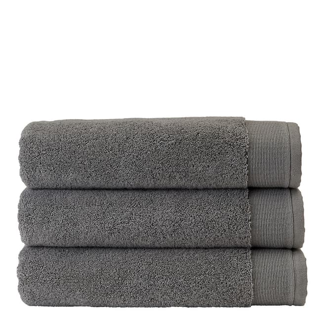 Christy for N°· Eleven Ultimate Turkish Cotton Bath Towel, Charcoal