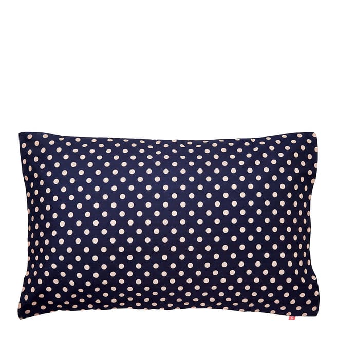 Joules Winter Bloom Pair of Housewife Pillowcases, Navy