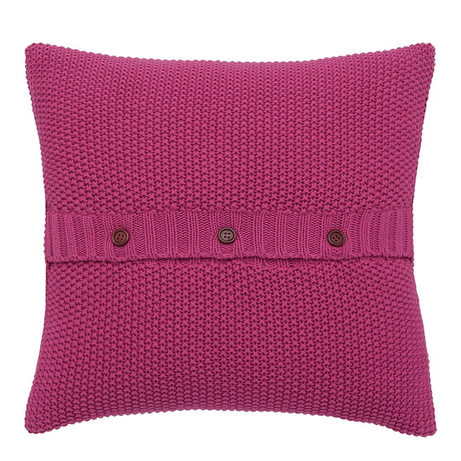 Joules Winter Bloom 45x45cm Cushion, Pink