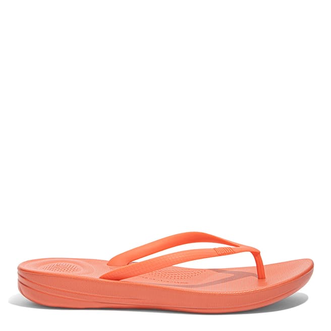 FitFlop Coral Pink Ergonomic Iqushion Flipflops