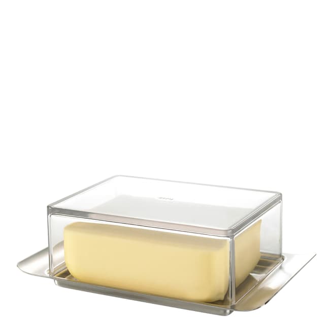GEFU Butter Dish with Clear Lid
