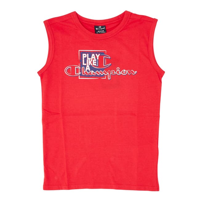 Champion Red Logo T-Shirt