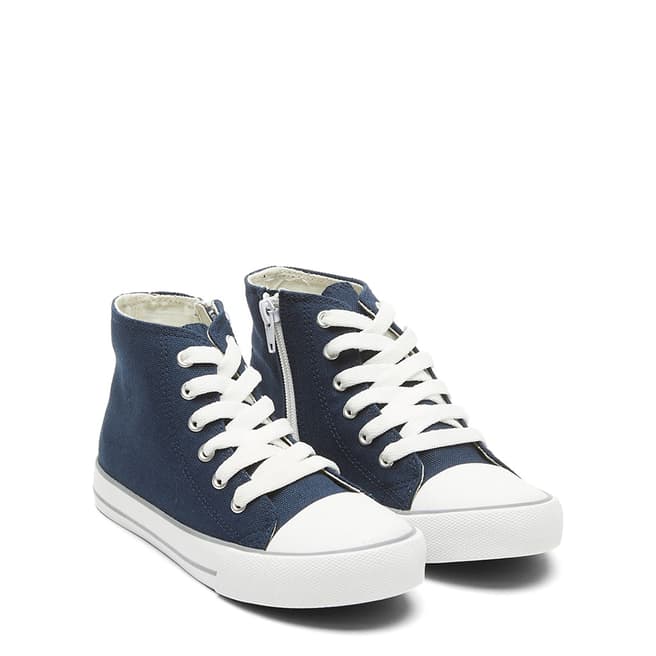 Champion Navy High-Top Trainers
