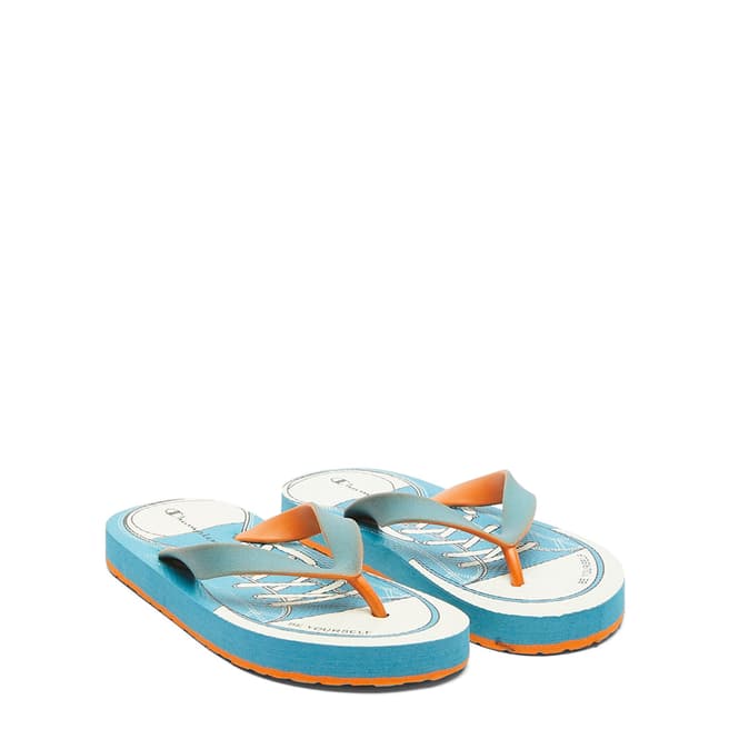 Champion Blue/Orange Sneaker Flip Flops