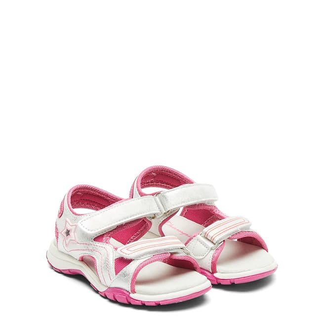 Champion White/Pink Sandals