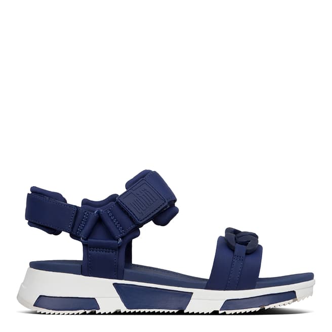 FitFlop Midnight Navy Heda Chain Backstrap Sandals