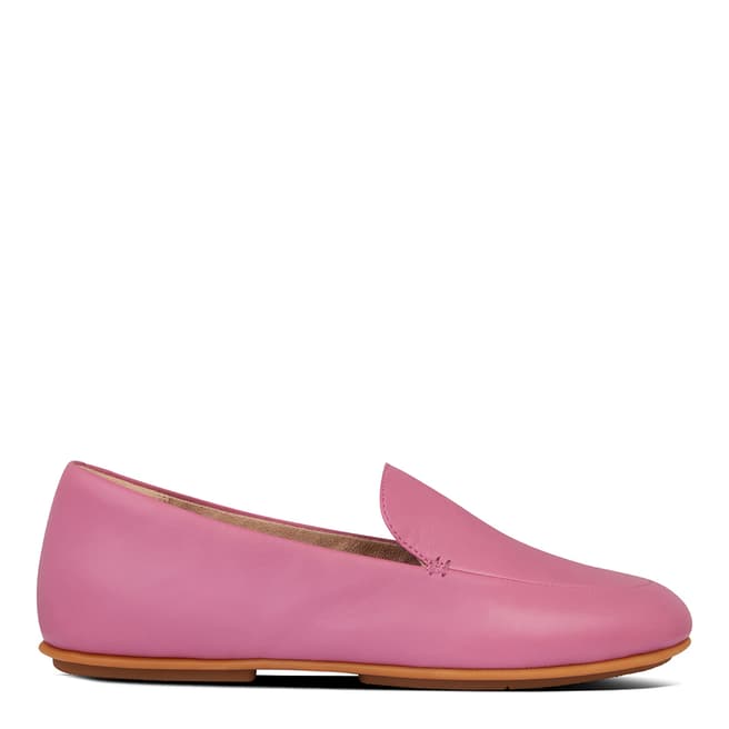 FitFlop Pink Leather Lena Loafers